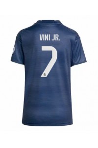 Real Madrid Vinicius Junior #7 Jalkapallovaatteet Naisten Vieraspaita 2025-26 Lyhythihainen